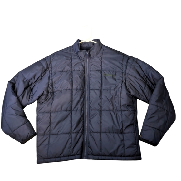 Timberland Navy Blue Warm Winter Puffer Jacket.  Size Medium - Picture 2 of 15